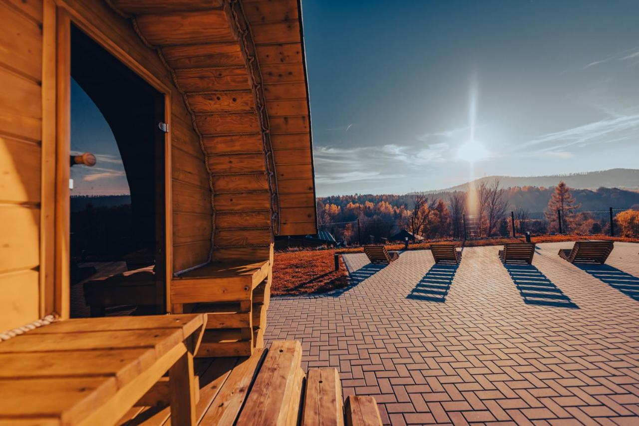 Chaty Skwirutowe Wzgorze - Domki Caloroczne Solina  Exteriér fotografie